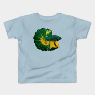 Siamese fighting fish cartoon illustration Kids T-Shirt